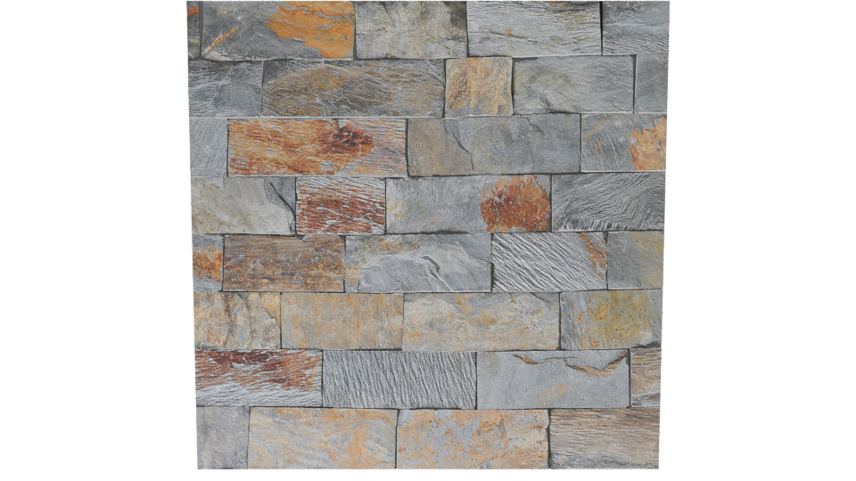 Realistic Stone Wall Texture 3D - Professional 3D Model Render 11