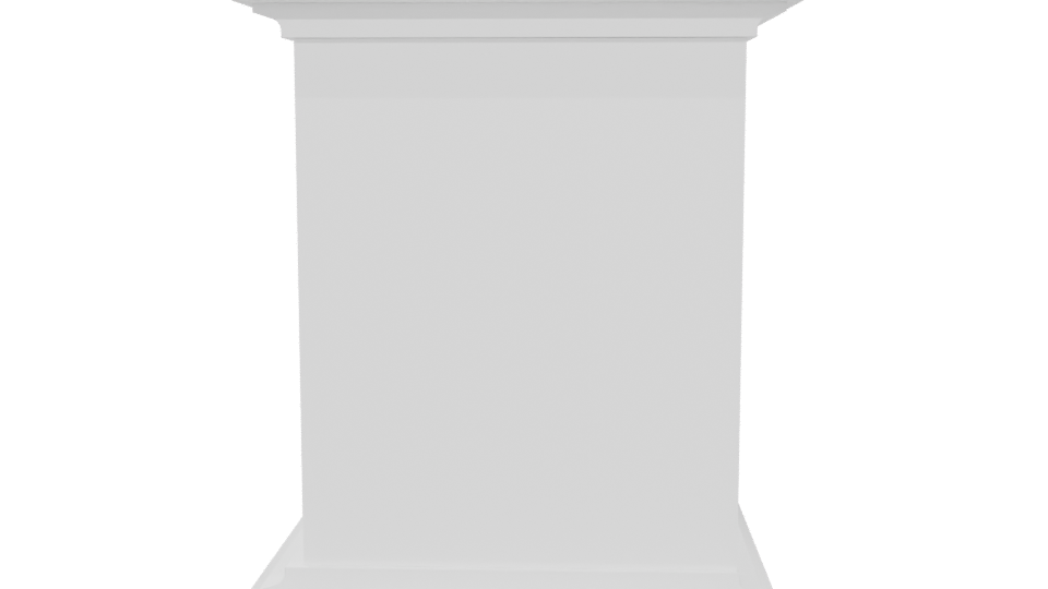 Elegant Minimalist Nightstand 3D Model - Professional 3D Model Render 5