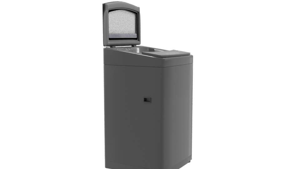 Modern Top-Loading Washing Machine 3D - Professional 3D Model Render 9