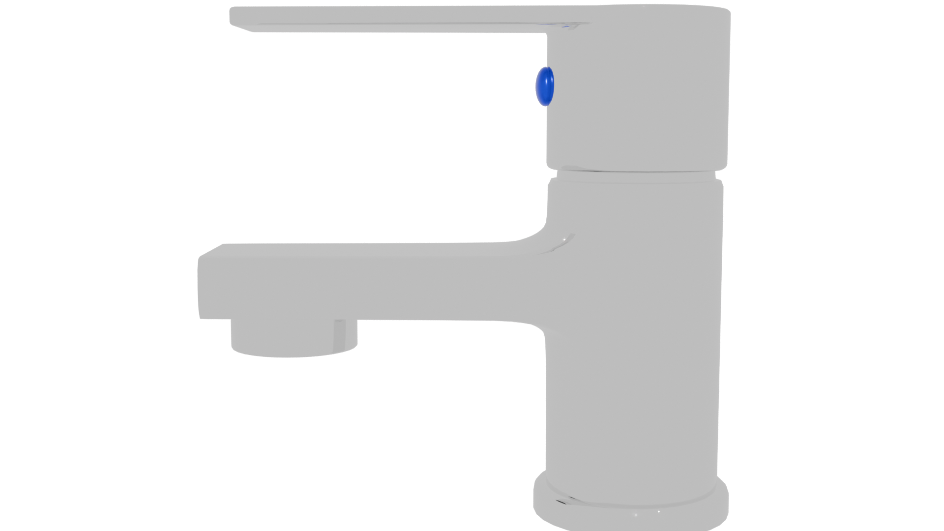 Sleek Modern Faucet 3D Model - Professional 3D Model Render 5