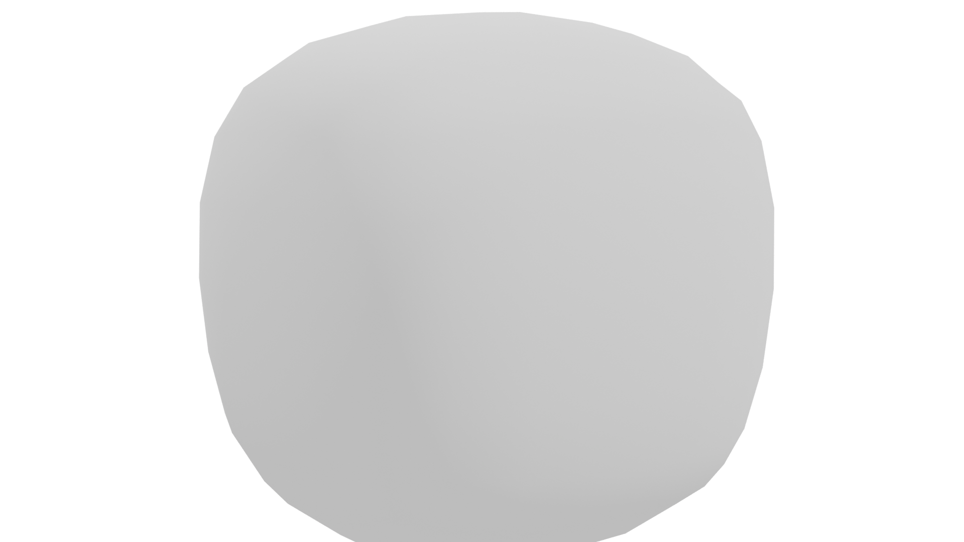 Stylized White Sphere 3D Model - Professional 3D Model Render 10