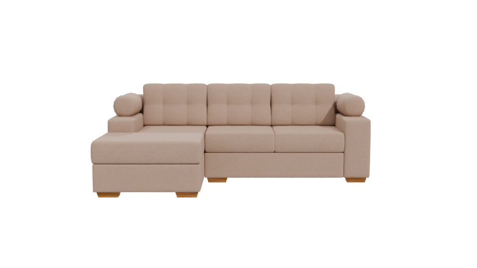 Contemporary Sectional Sofa 3D Model - Professional 3D Model Render 11