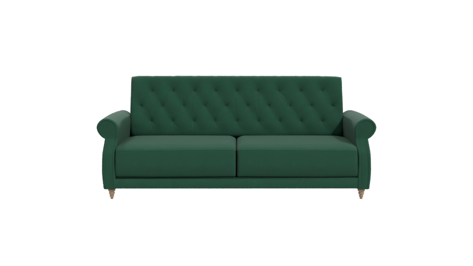 Elegant Green Sofa 3D Model - Professional 3D Model Render 11