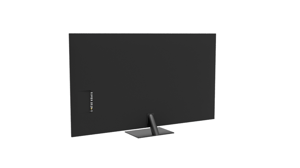 Sleek Modern Flat Screen TV - Professional 3D Model Render 4