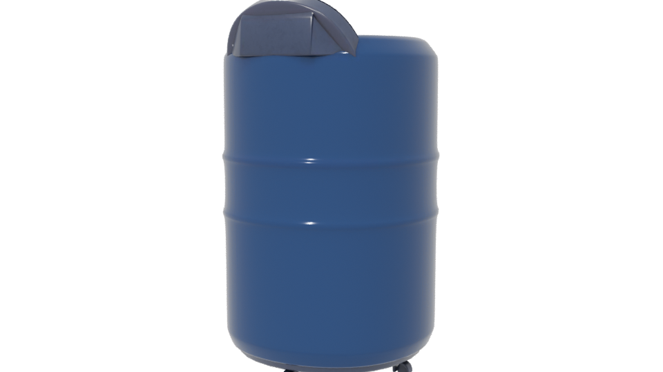 Industrial Water Tank Model 3D - Professional 3D Model Render 6