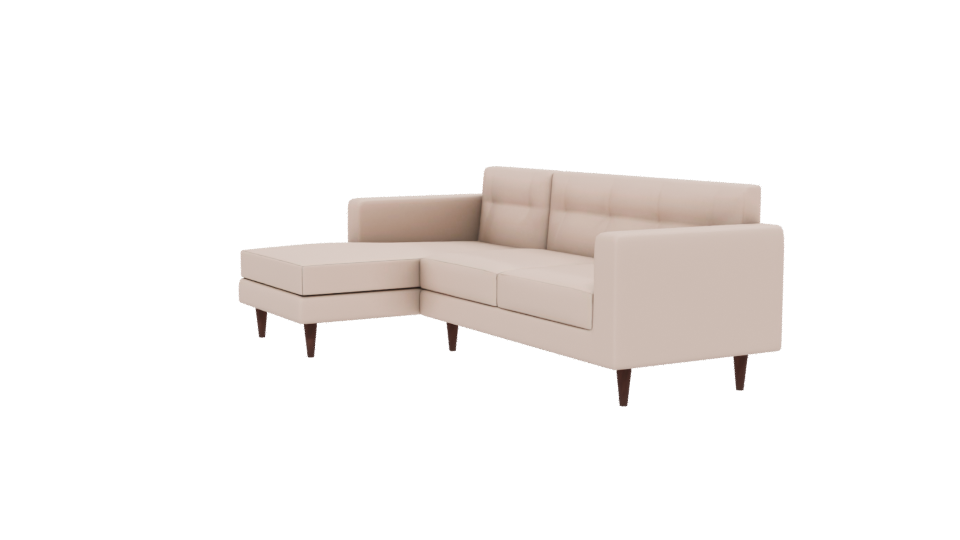 Contemporary L-Shaped Sofa 3D - Professional 3D Model Render 13