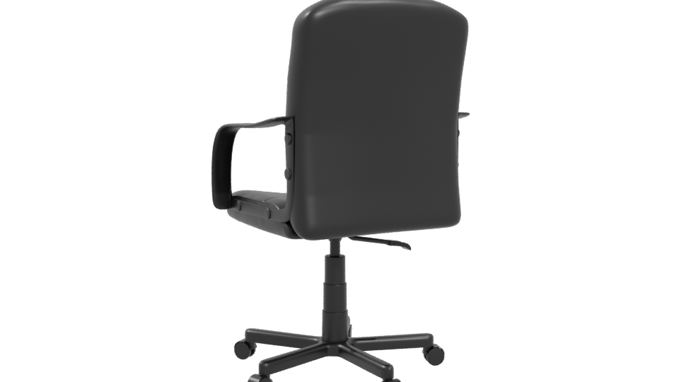 Stylish Modern Office Chair 3D - Professional 3D Model Render 4