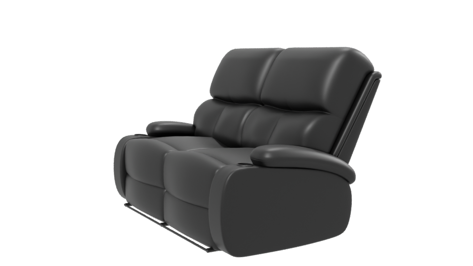 Stylish Reclining Sofa 3D Model - Professional 3D Model Render 13