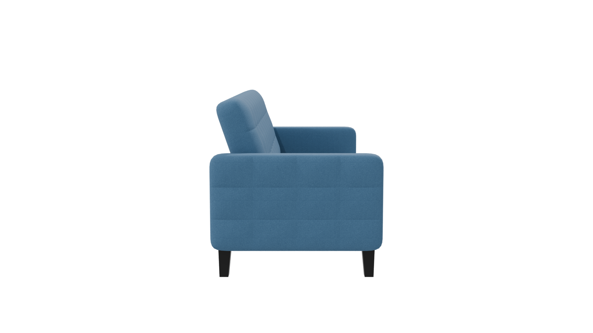 Blue Futon Sofa Model 3D - Professional 3D Model Render 23