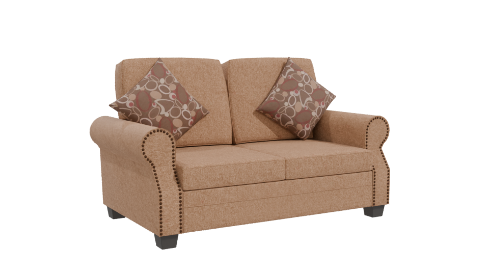Stylish Sofa with Cushions - Professional 3D Model Render 10