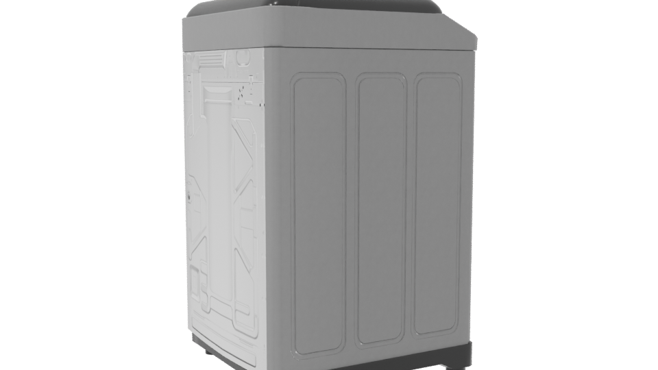 Household Washing Machine 3D Model - Professional 3D Model Render 7