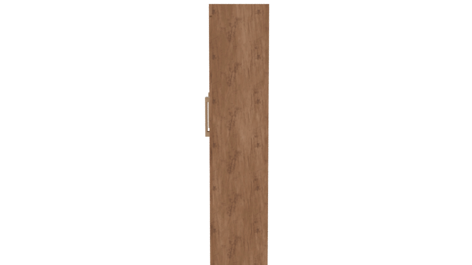 Contemporary Wooden Cabinet Model - Professional 3D Model Render 2