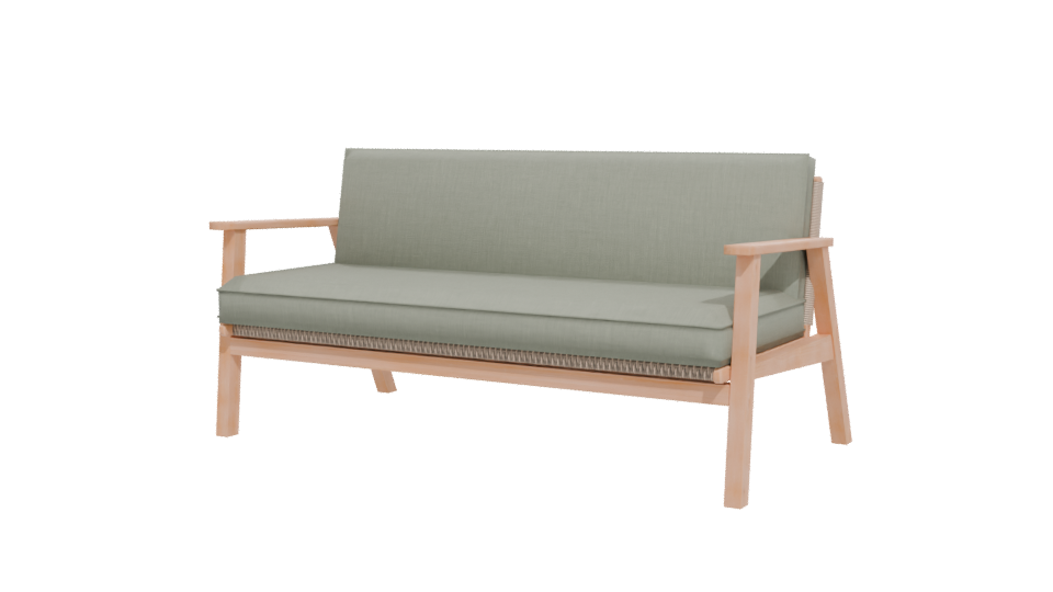 Stylish Minimalist Sofa Model - Professional 3D Model Render 12