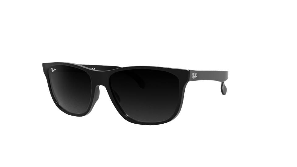 Stylish Black Sunglasses Model - Professional 3D Model Render 12