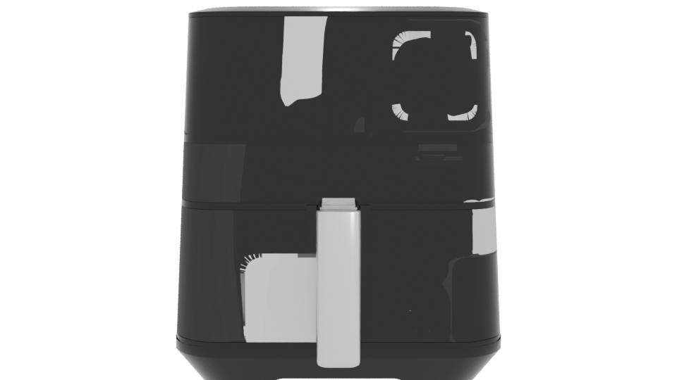 Stylish Air Fryer 3D Model - Professional 3D Model Render 11
