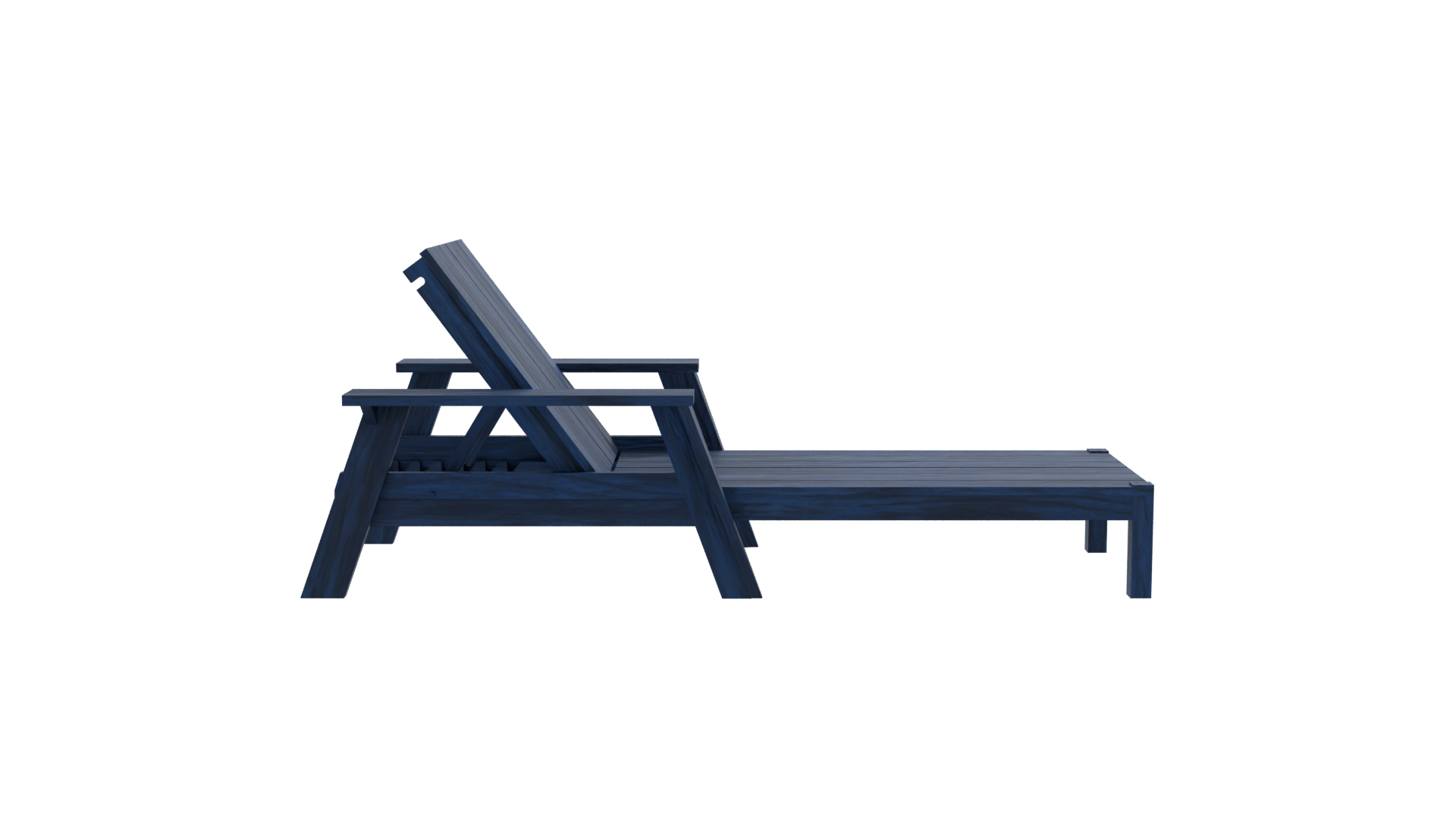 Stylish Outdoor Lounge Chair 3D - Professional 3D Model Render 8
