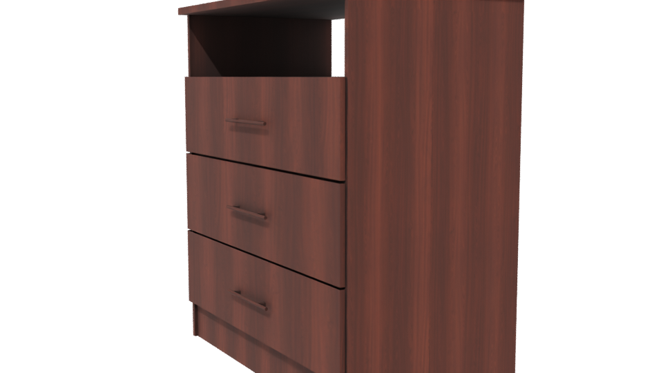 Contemporary Wooden Storage Cabinet 3D - Professional 3D Model Render 13