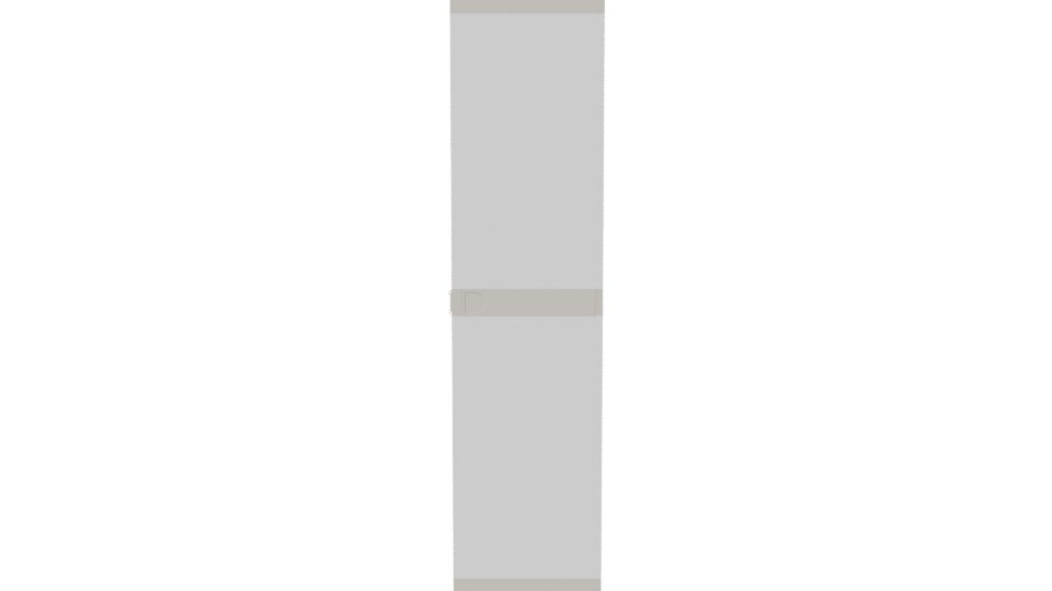 Sleek Modern Storage Cabinet 3D - Professional 3D Model Render 2