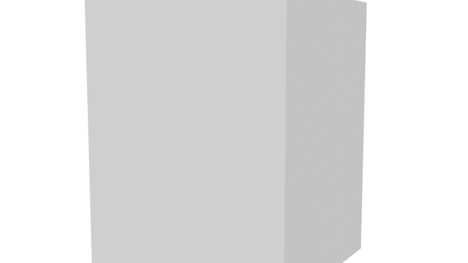 Stylish Minimalist Nightstand 3D - Professional 3D Model Render 6