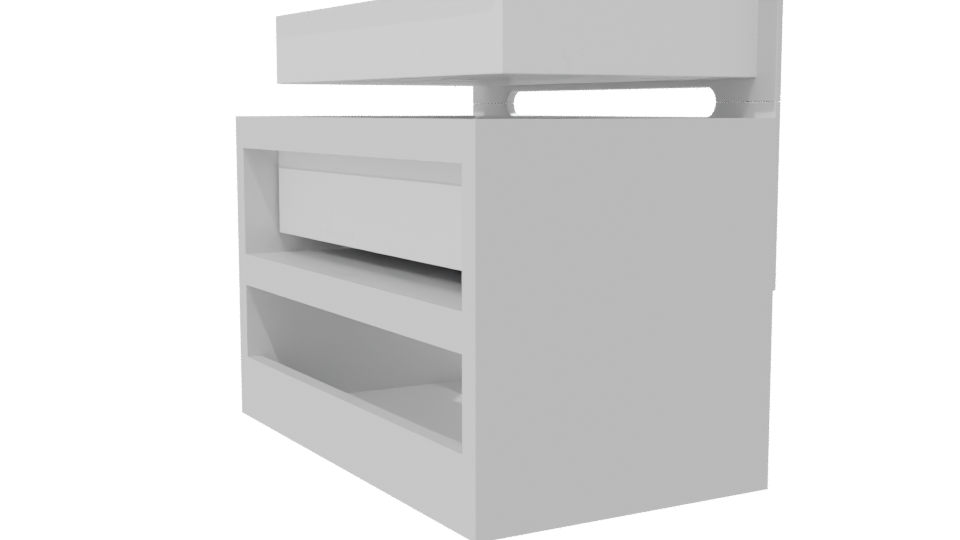 Modern Bathtub 3D Model - Professional 3D Model Render 7