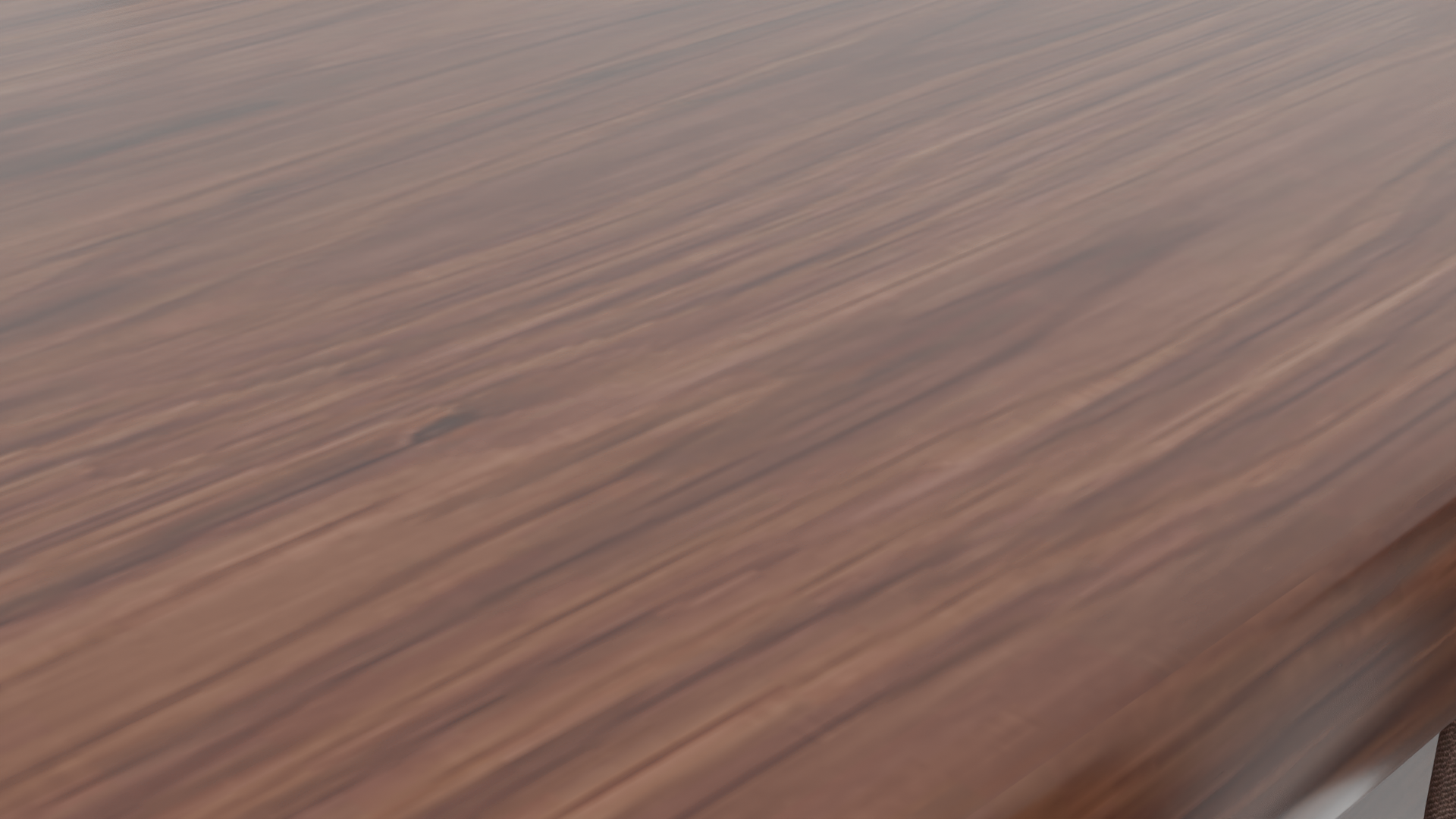 Stylish Wooden Dining Table Set - Professional 3D Model Render 2