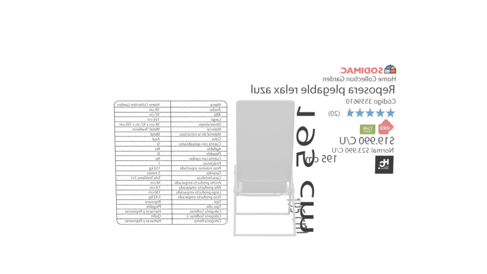 Adjustable Outdoor Recliner Model - Professional 3D Model Render 5