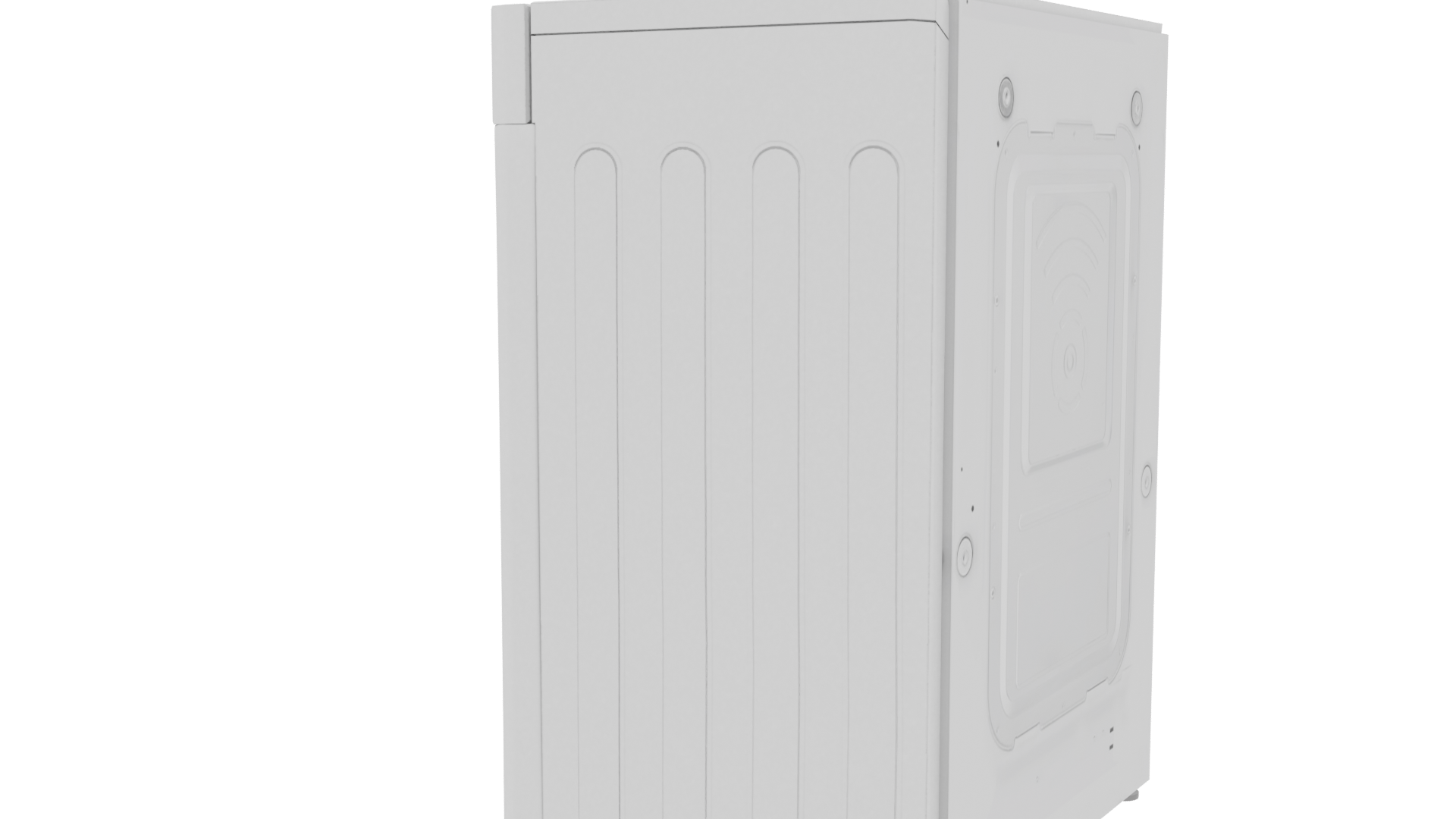 Realistic Washing Machine Model - Professional 3D Model Render 3