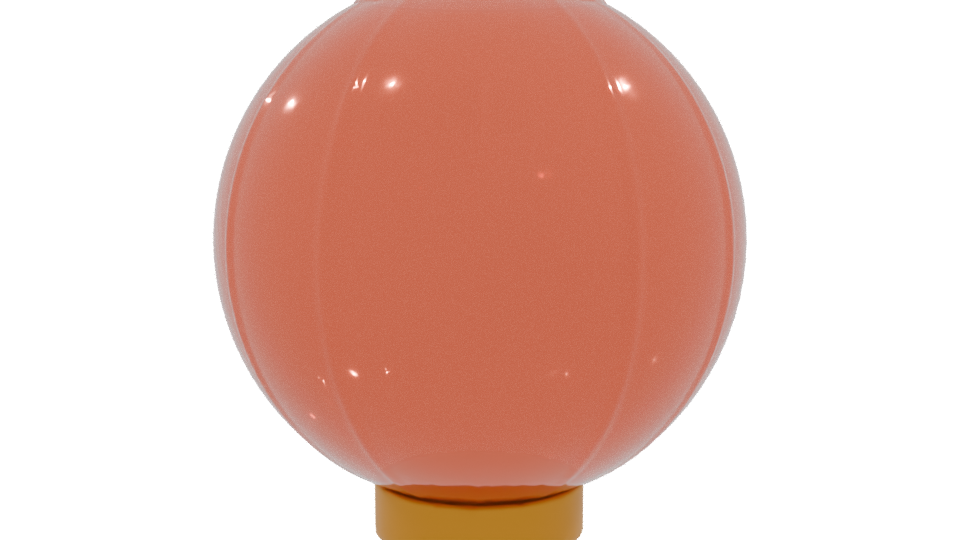 Stylish Modern Glass Lantern 3D Model - Professional 3D Model Render 9