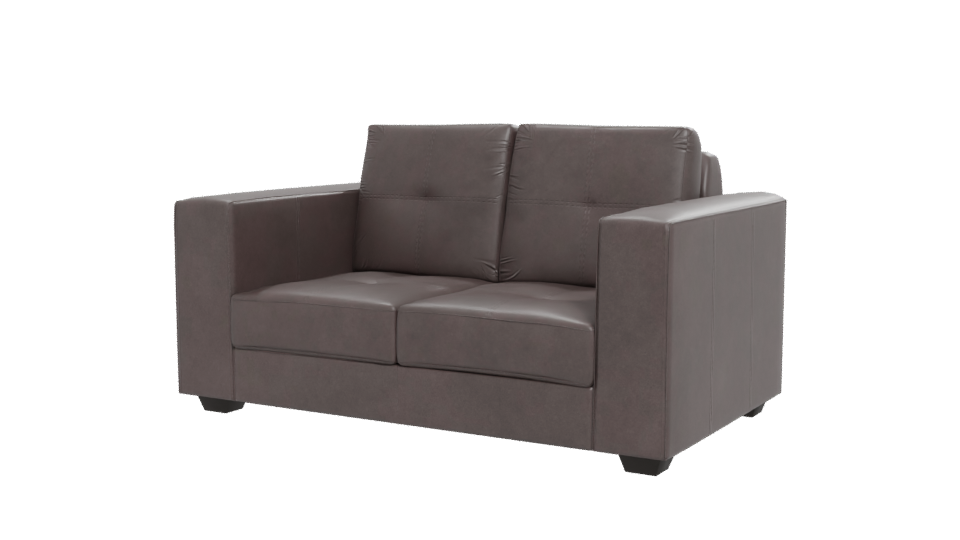 Brown Two-Seat Sofa 3D Model - Professional 3D Model Render 12