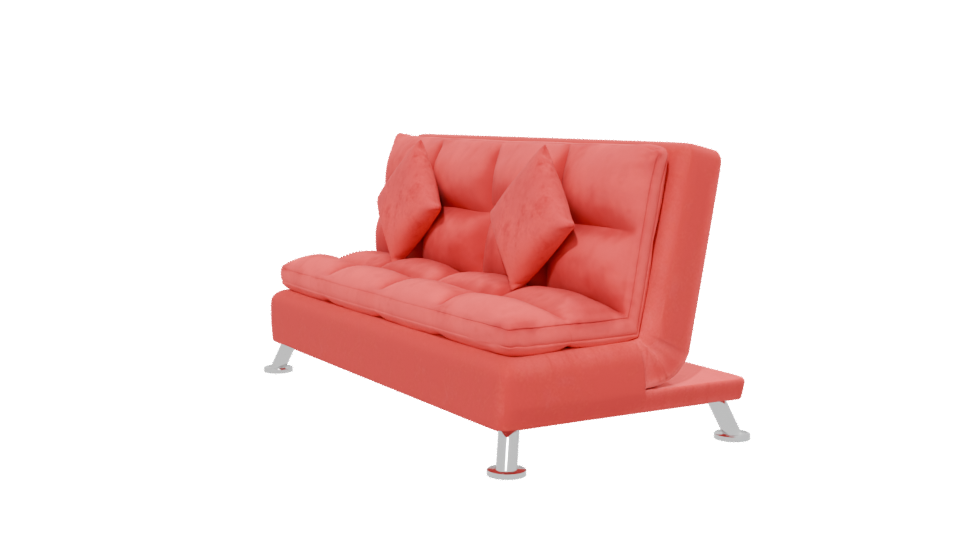Stylish Red Sofa Chair 3D - Professional 3D Model Render 13