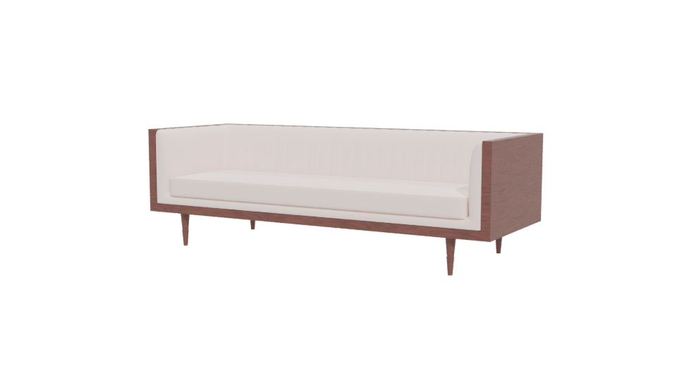 Stylish Modern Sofa 3D Model - Professional 3D Model Render 12
