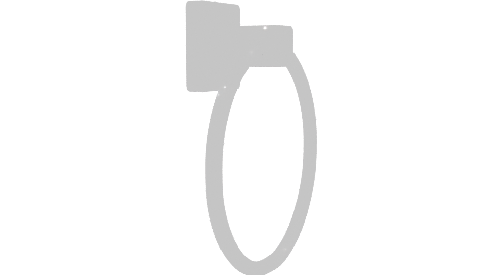 Stylish Bathroom Towel Ring 3D - Professional 3D Model Render 9