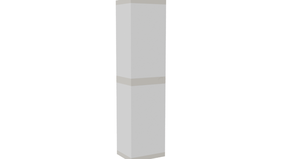 Sleek Modern Storage Cabinet 3D - Professional 3D Model Render 7