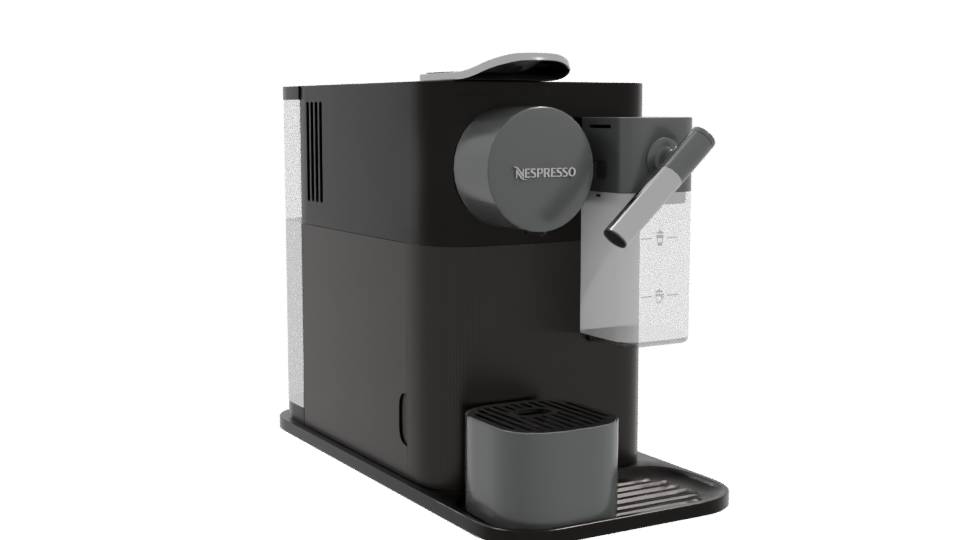 Stylish Espresso Coffee Maker 3D - Professional 3D Model Render 10