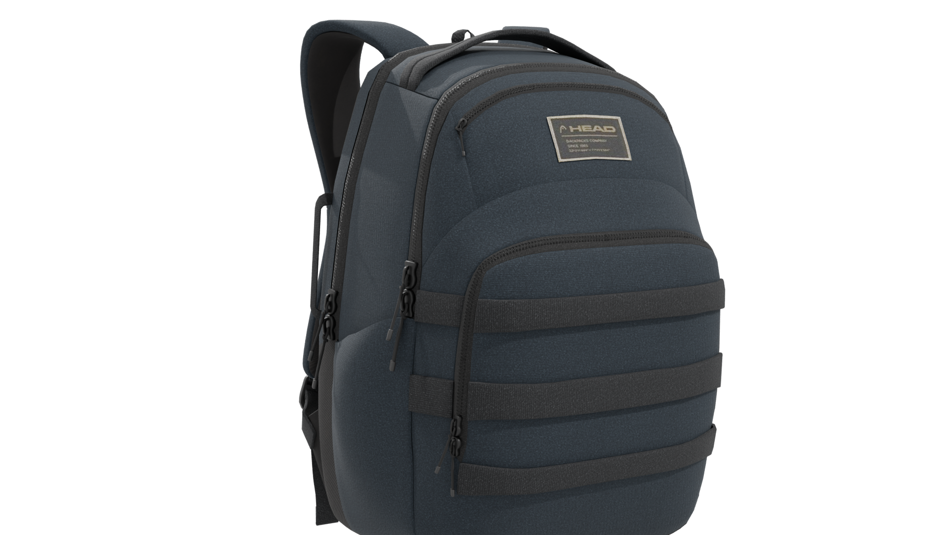 Mochila Mito Negra Backpack 3D - Professional 3D Model Render 10