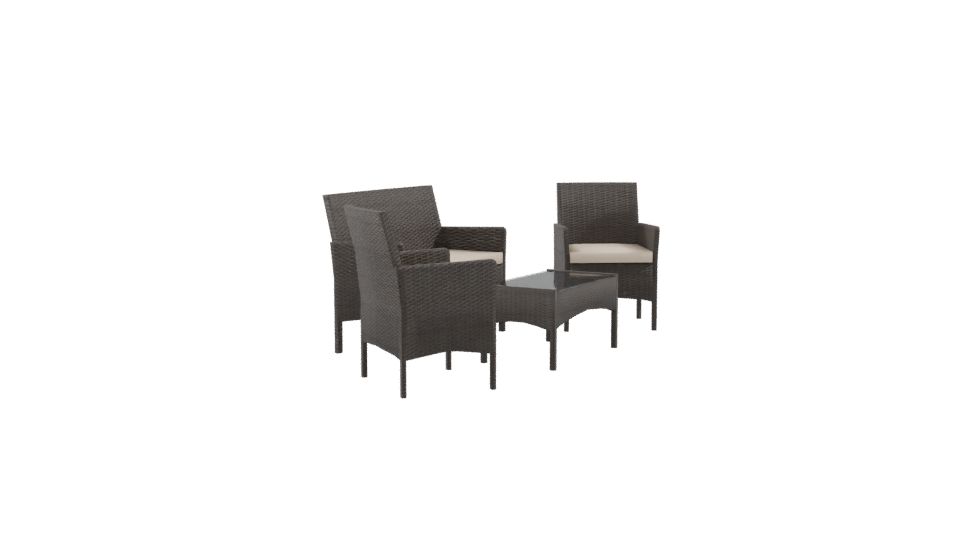 Modern Outdoor Furniture Set 3D - Professional 3D Model Render 9