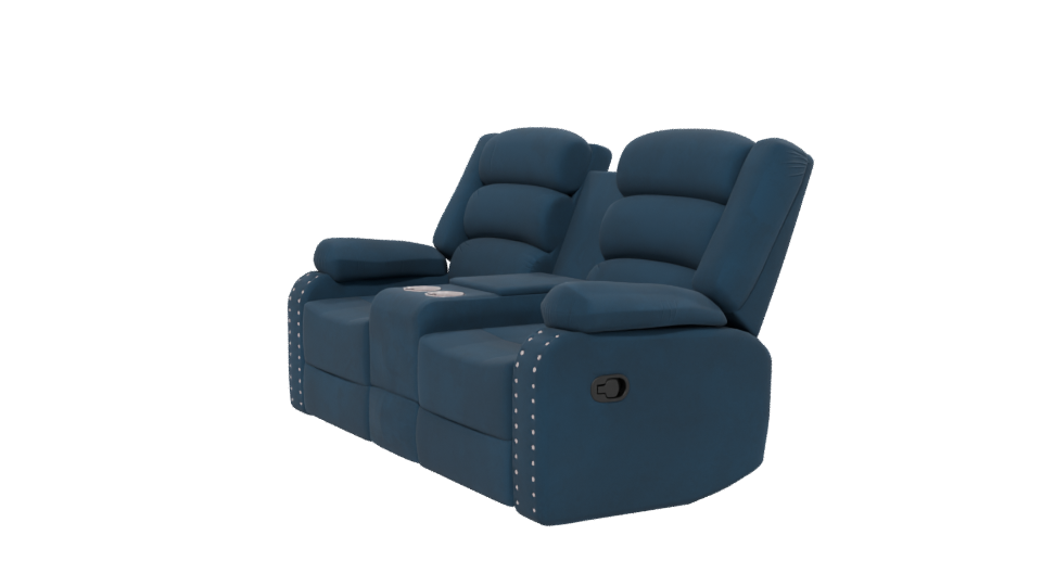 Stylish Reclining Sofa Model - Professional 3D Model Render 13