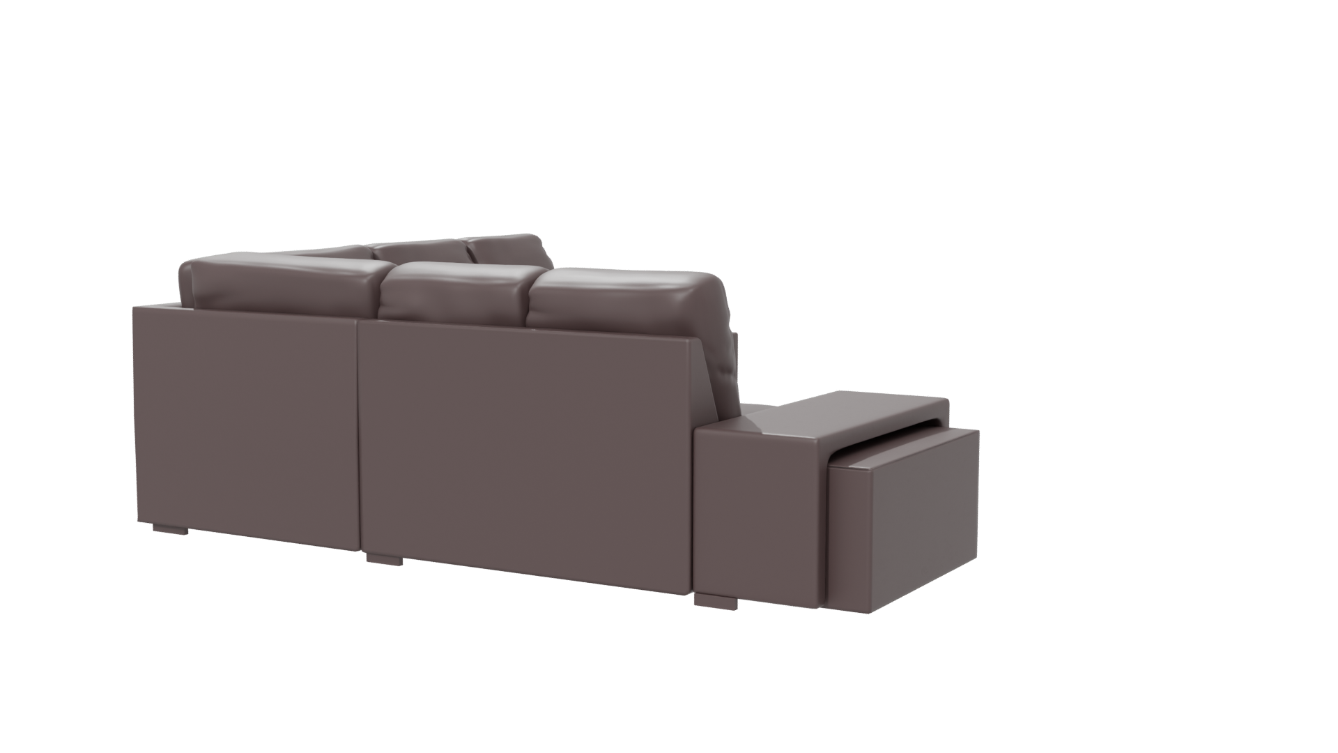 Contemporary Modular Sofa Set 3D Model - Professional 3D Model Render 6