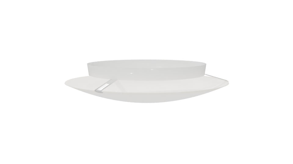 Sleek Ceiling Light Fixture 3D - Professional 3D Model Render 6