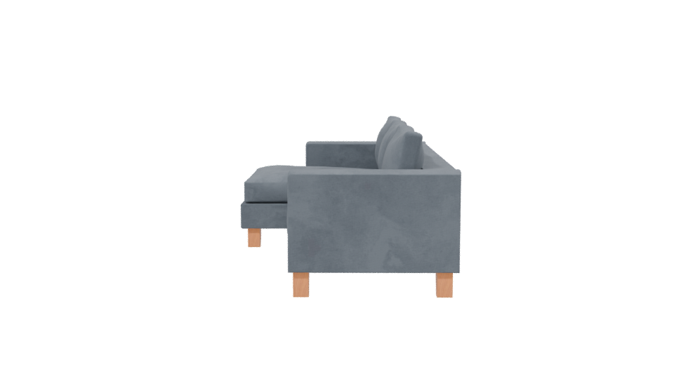 Stylish Modular Sectional Sofa 3D Model - Professional 3D Model Render 2