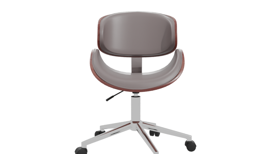 Stylish Modern Swivel Office Chair 3D Model - Professional 3D Model Render 11