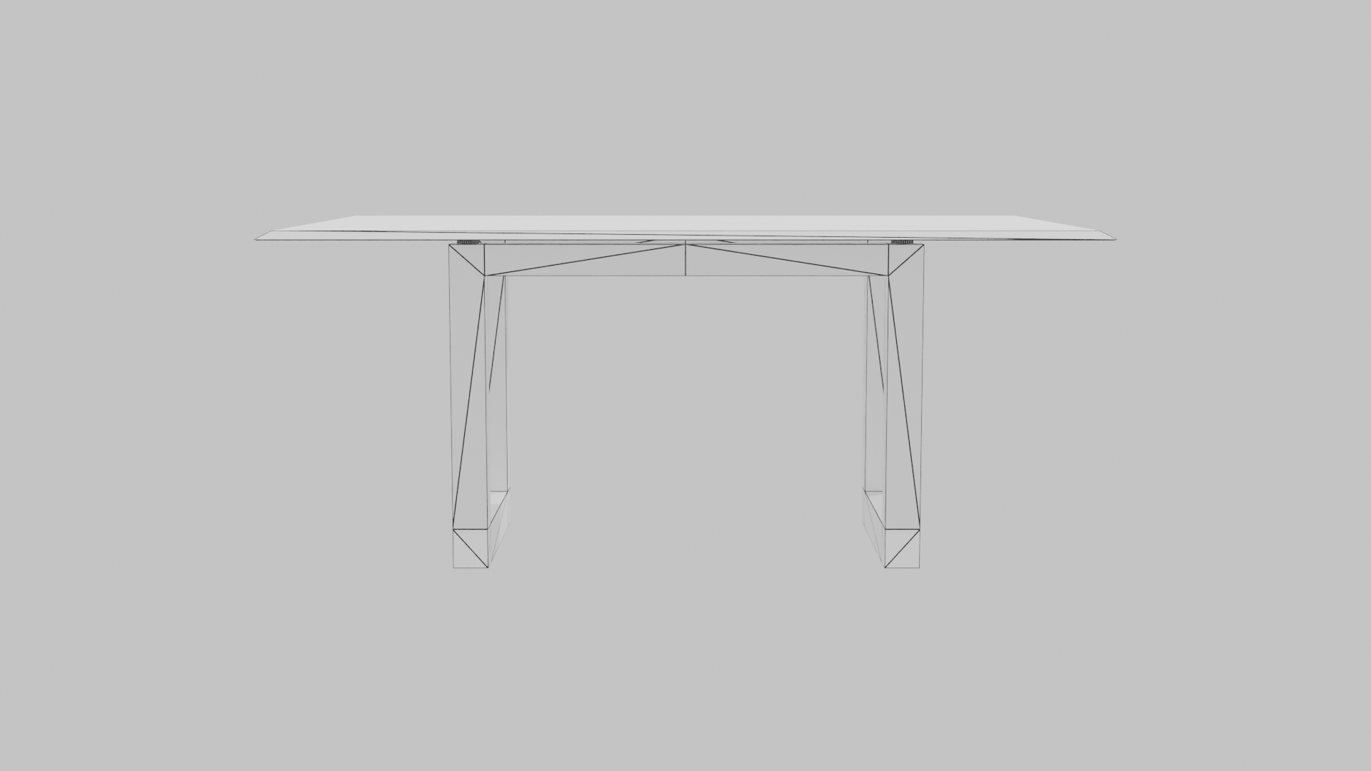 Stylish Glass Top Table 3D - Professional 3D Model Render 15