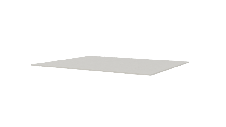 Minimalist White Floor Panel 3D - Professional 3D Model Render 6