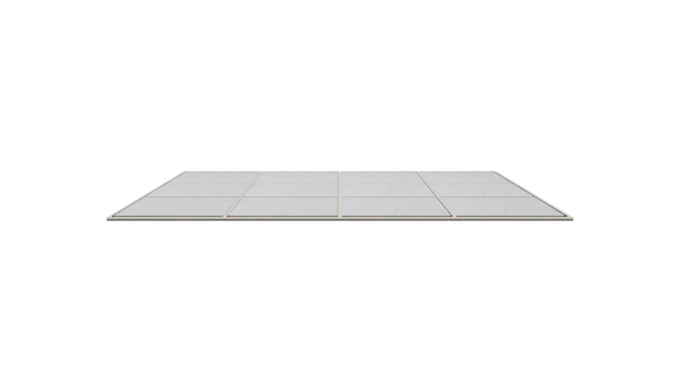 Elegant White Tile Floor 3D - Professional 3D Model Render 5