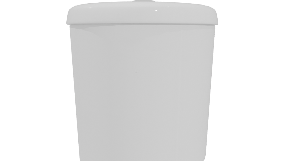 Sleek White Storage Container 3D - Professional 3D Model Render 4