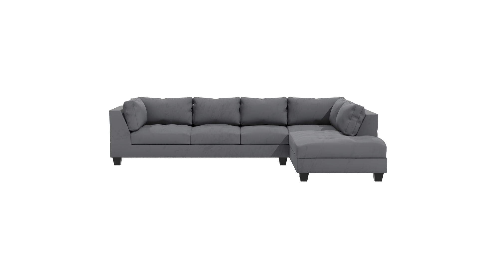 Modern Sectional Sofa Model - Professional 3D Model Render 11