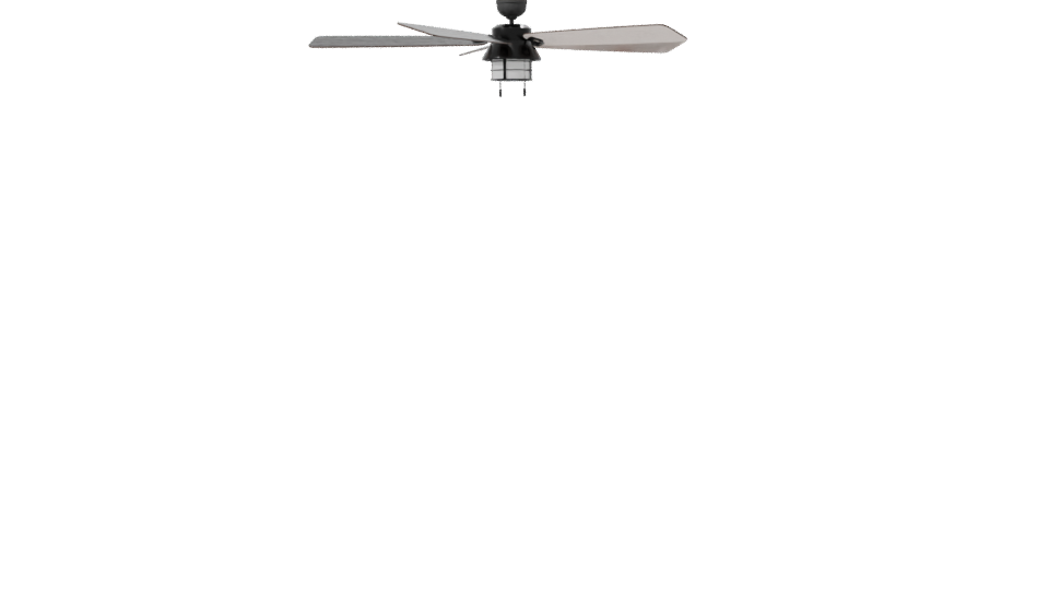 Contemporary Ceiling Fan 3D Model - Professional 3D Model Render 7