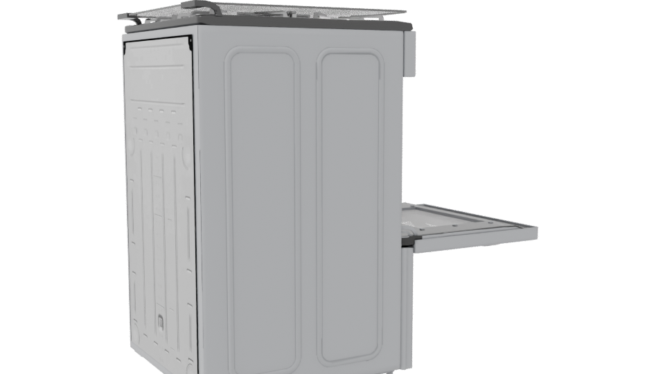 Realistic Kitchen Stove Model - Professional 3D Model Render 7