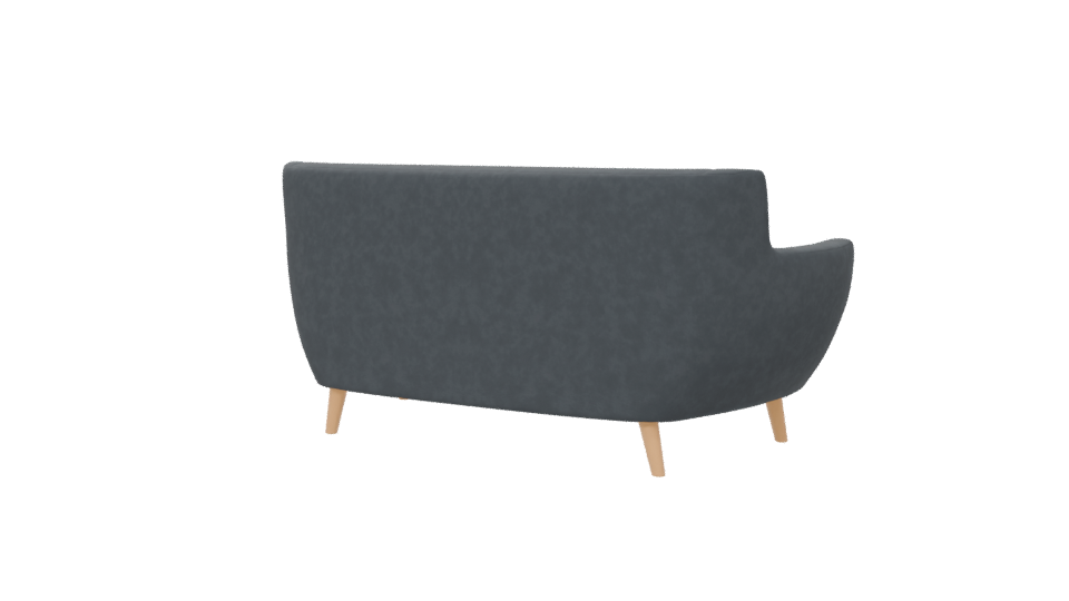 Contemporary Two-Seater Sofa Model - Professional 3D Model Render 6