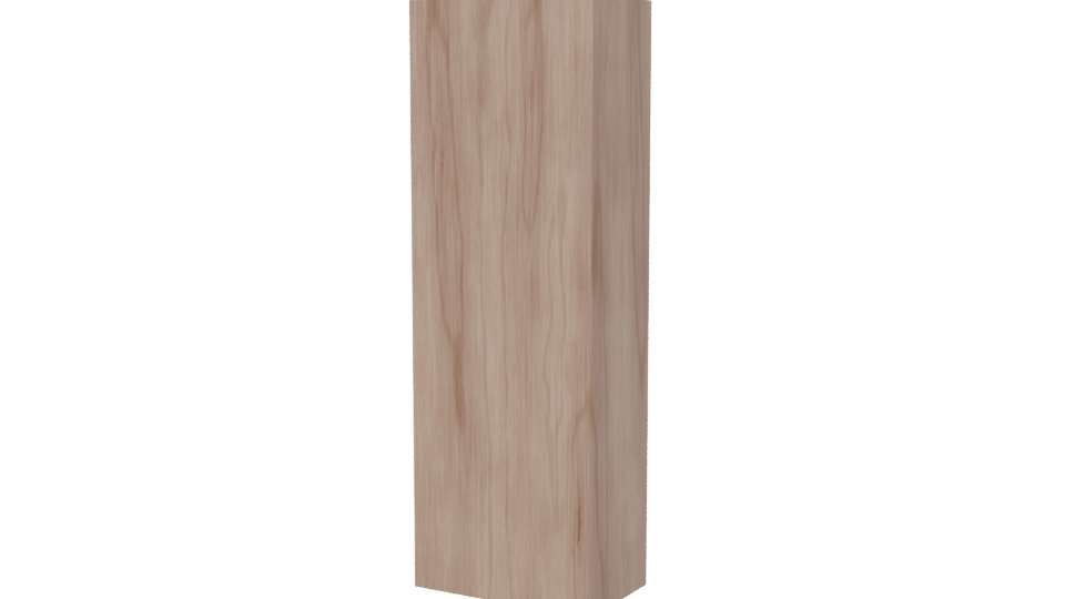 Stylish Wooden Storage Cabinet 3D - Professional 3D Model Render 6